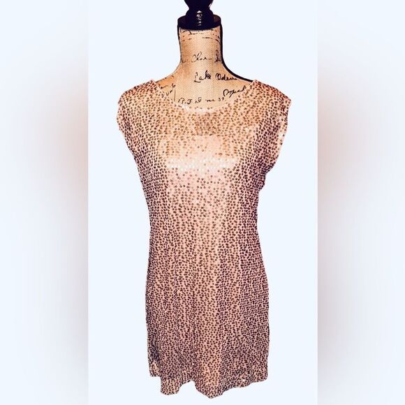 LC Lauren Conrad Pink Sequin Sheath Dress Size 6 - Picture 1 of 3